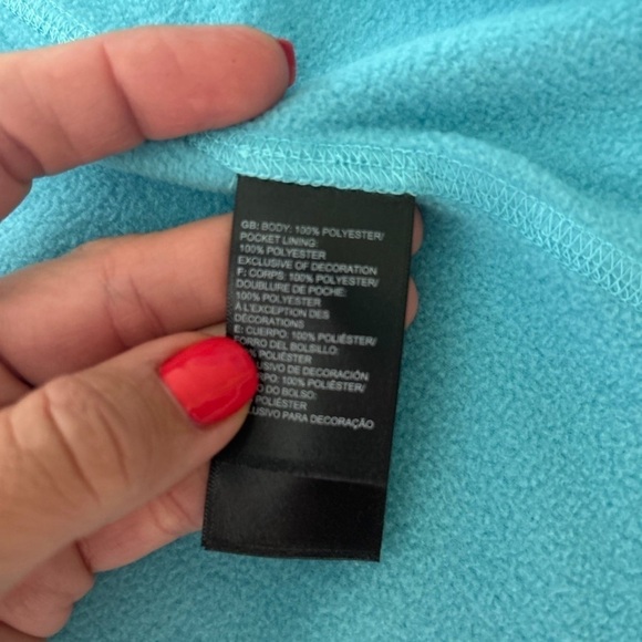 (NWT) The North Face Women's 100 Glacier Full-Zip Hoodie in Maui Blue, Small - Picture 13 of 16